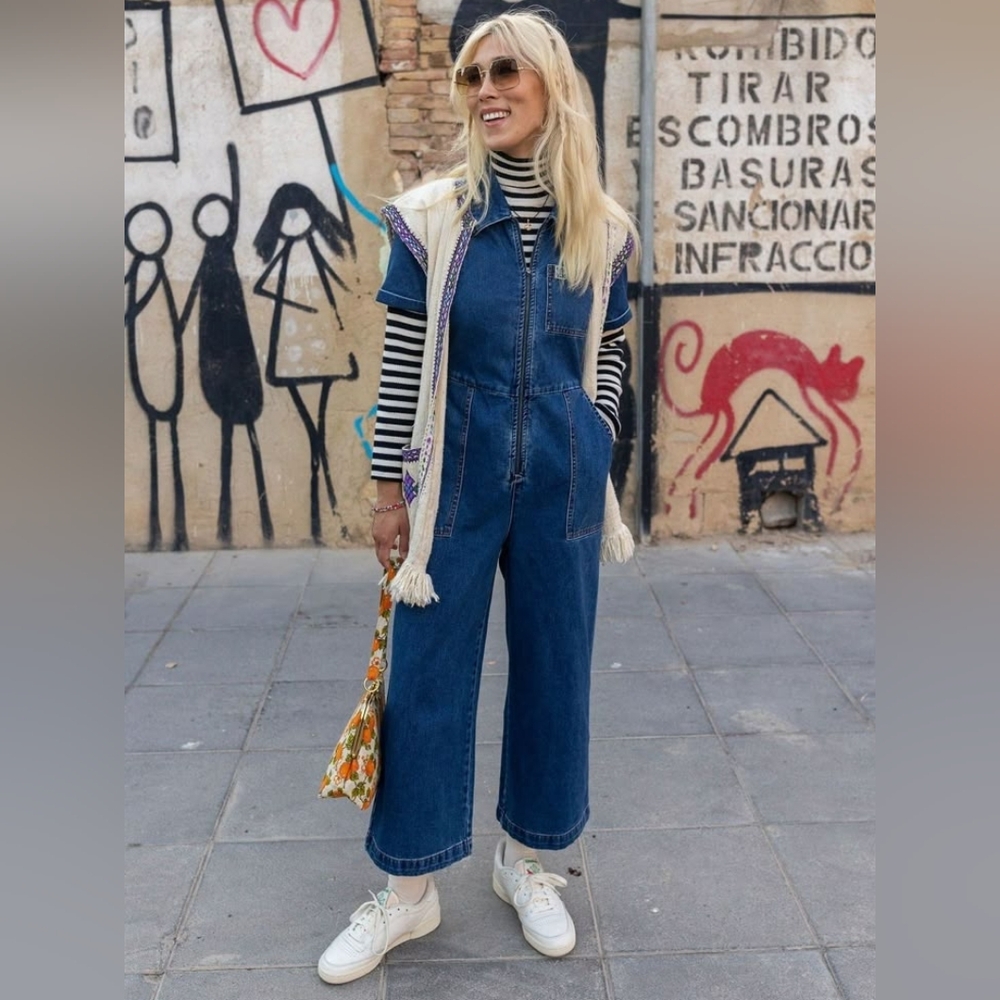 Lucy & Yak - Ragan Denim Jumpsuit - Size 2